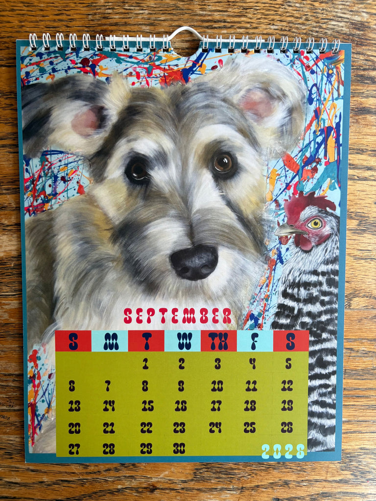 Single Sided Letter Size Wall Calendars 2026 (US & CA)