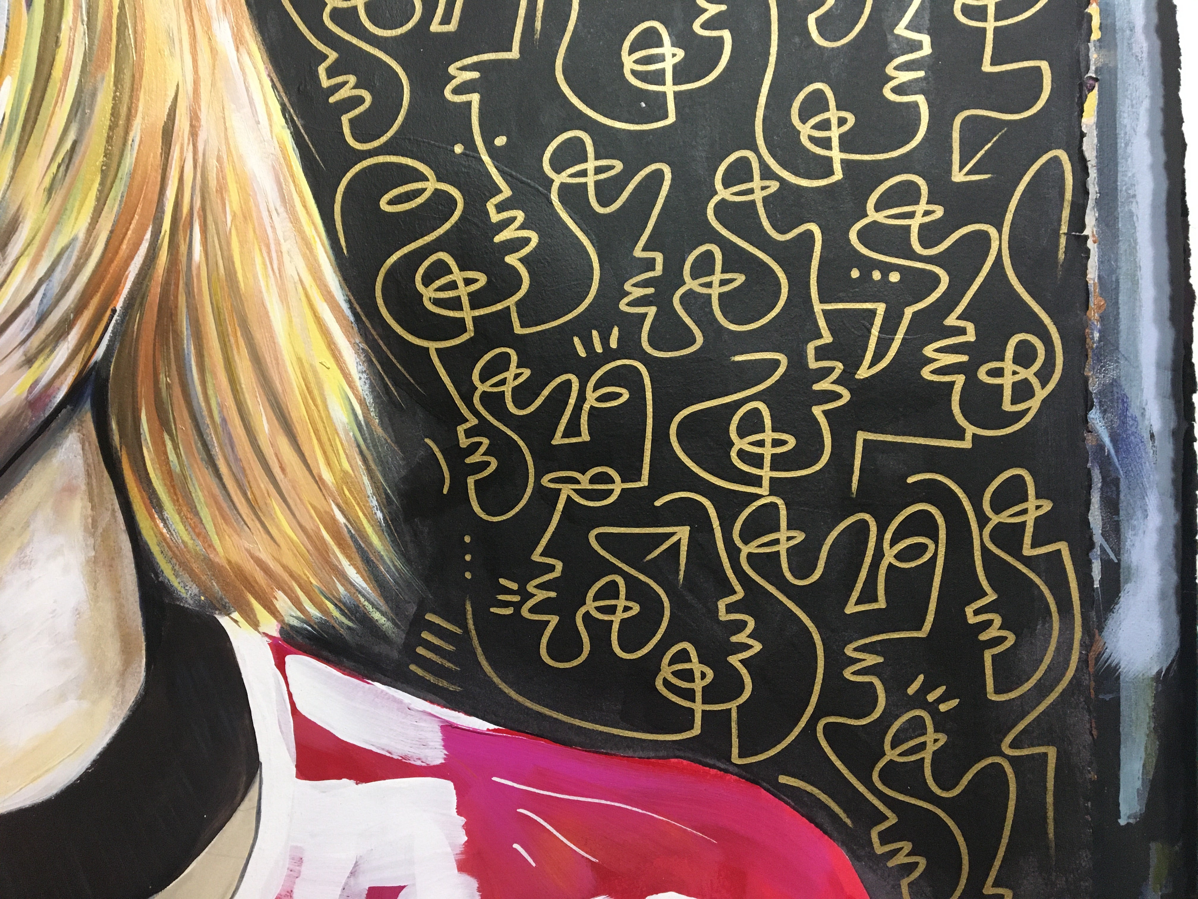 Alternative Music Art Painting – Modern Wall Decor | Natalie Jo Wright
