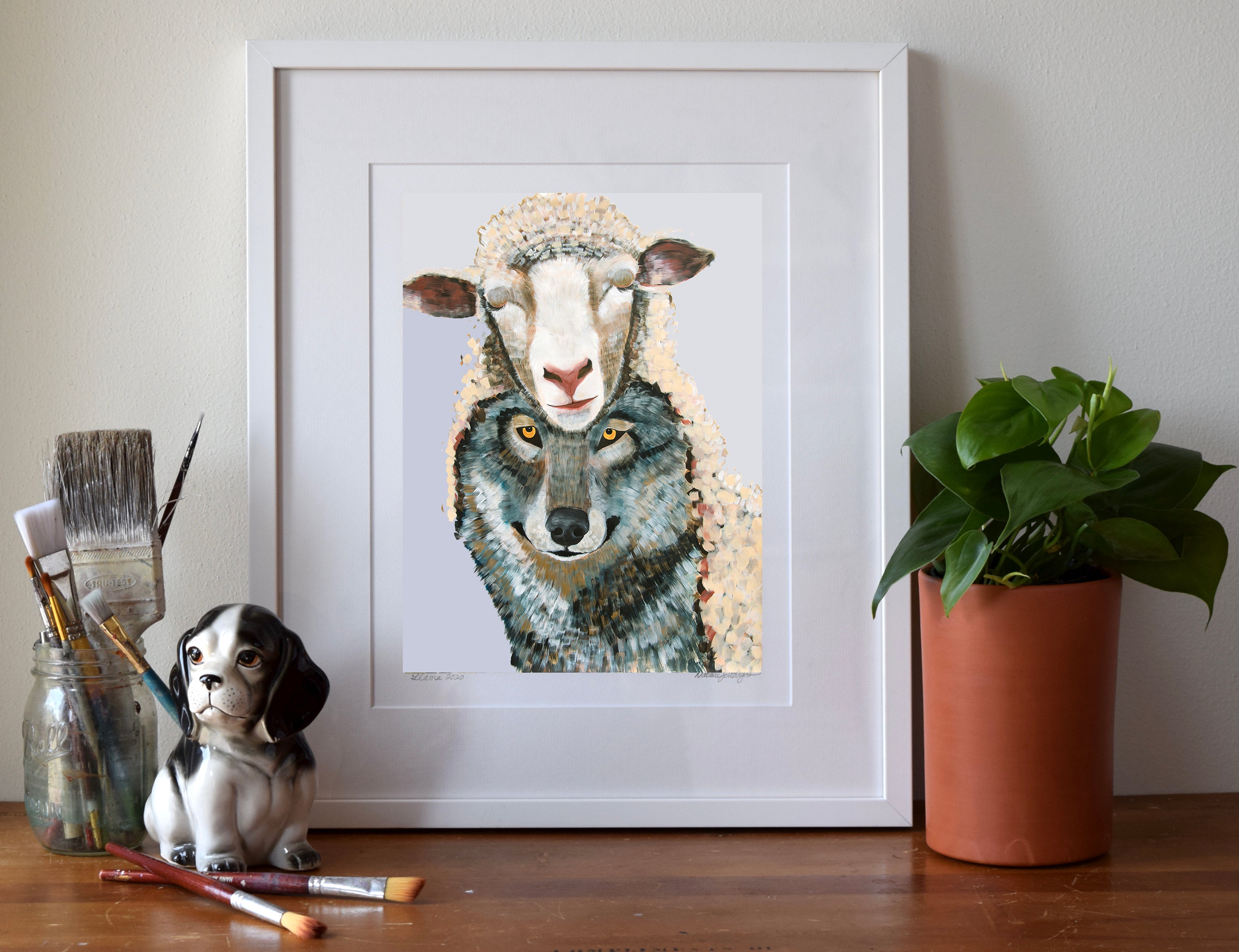 Modern Fable Art Print – Woodland Animal Wall Decor | Natalie Jo
