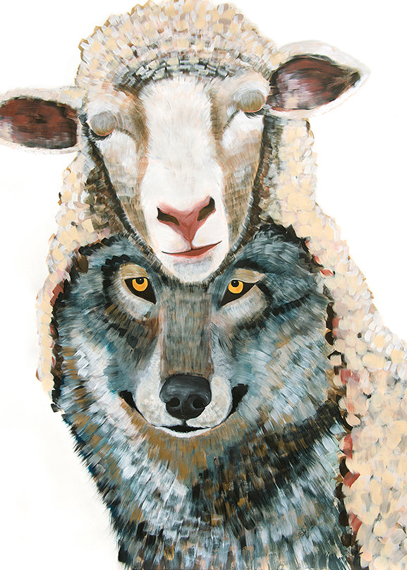 Modern Fable Art Print – Woodland Animal Wall Decor Modern Fable Art Print – Woodland Animal Wall Decor