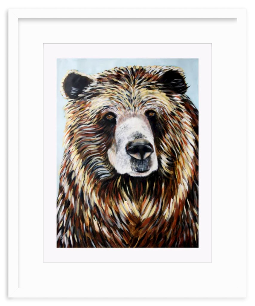 Grizzly Bear Print